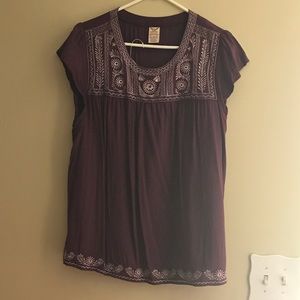 Maroon Top